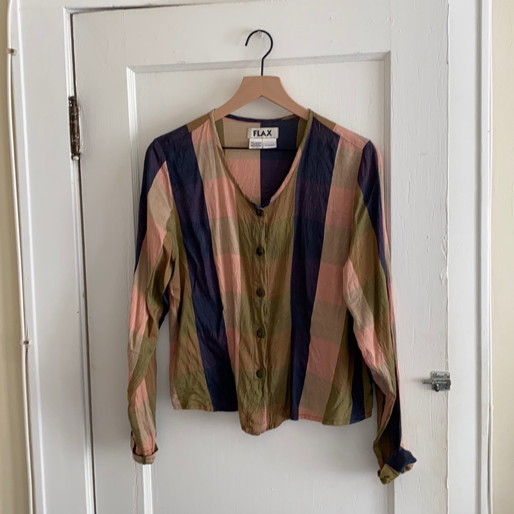 Flax linen top